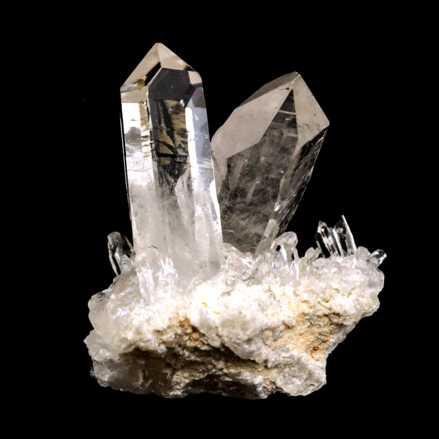 天然 水晶 クラスター ミニ 20g ブラジル ゼッカ産 透明感が美しい