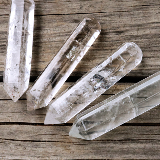 ヒーリング ワンド 水晶 ロッククリスタル ブラジル産 マッサージ