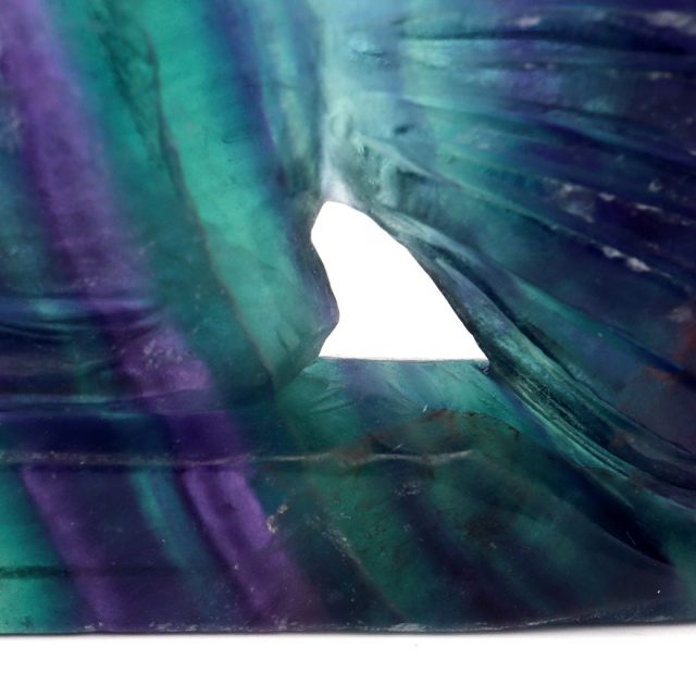 フローライト 置物 九尾の狐 天然石 蛍石 ほたるいし 彫刻 彫り物 九尾