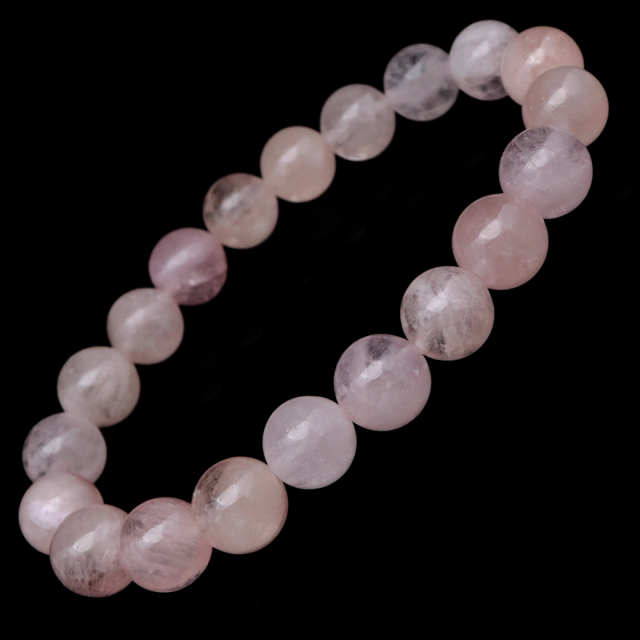 モルガナイト ブレスレット 9mm ピンク アクアマリン 3月 誕生石