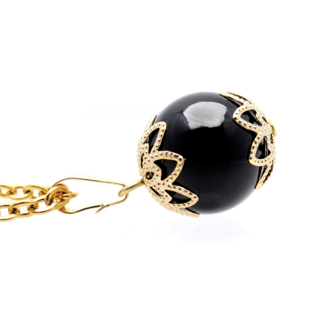 モリオン ネックレス 黒水晶 デザイン ペンダント レディース メンズ