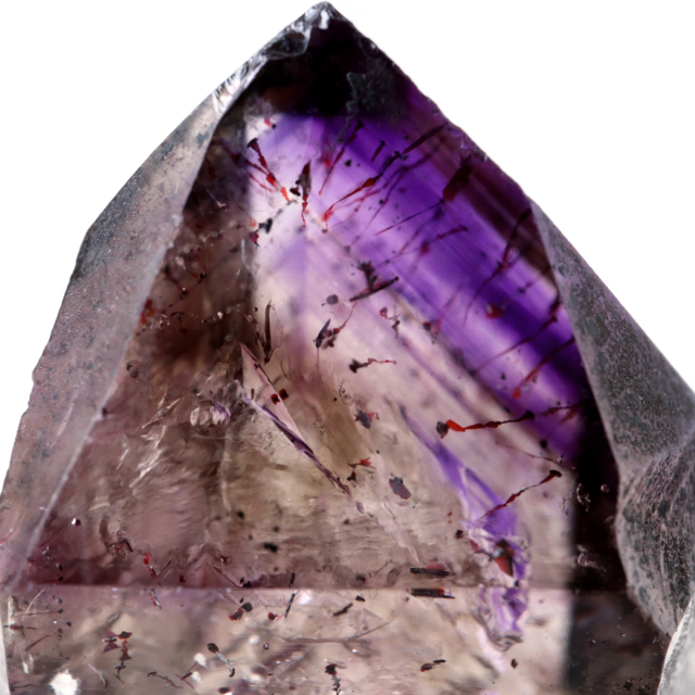 スーパーセブン 水入り 原石 単晶 AAA 天然石 台座付き ブラジル産