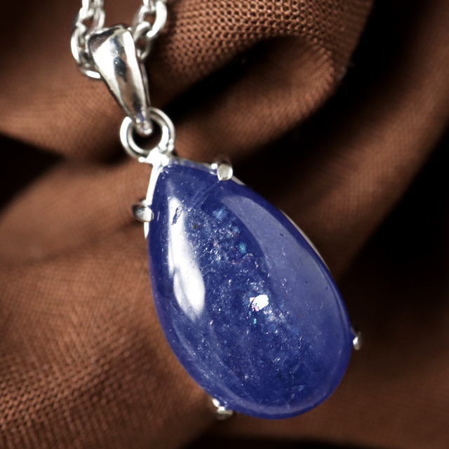 タンザナイト ネックレス AAA レディース Silver925 天然石