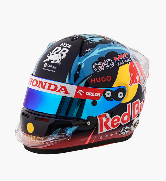 海外並行輸入品】角田裕毅 2024年ベルギーGP 1/2ヘルメット F1グッズ