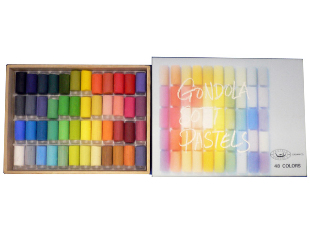 30％OFF】ゴンドラソフトパステル48色セット 額縁画材ドットコム