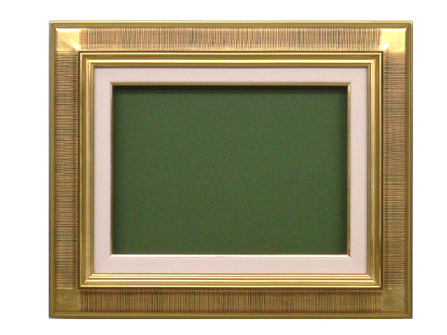 同志舎】油彩額 平懸桟（金） 10号（F,P,M型）[油絵・日本画用額縁