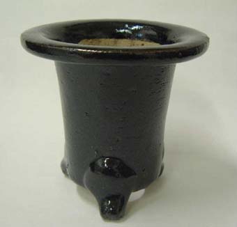 京楽焼鉢 万年青 3.3号