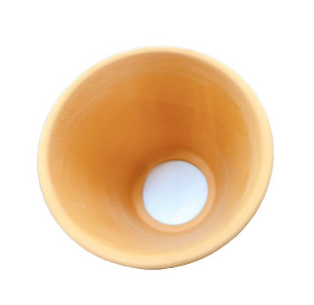 素焼き鉢2.5号 大穴 10枚 輸入品 植木鉢 鉢 蘭 園芸 リメイク鉢