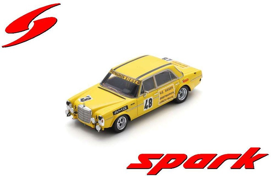 Spark 1/43 Mercedes-Benz 300 SEL 6.8 AMG No.48 Test Drive Le Mans 24H