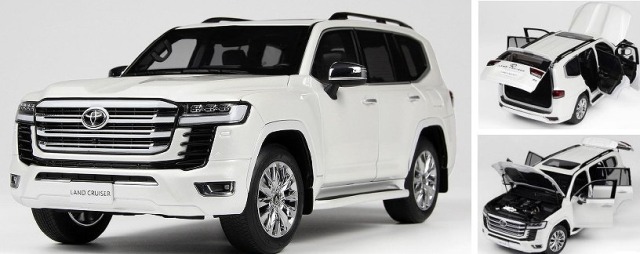 LCD 1/18 トヨタ ランドクルーザー LC300 ZX ホワイト
