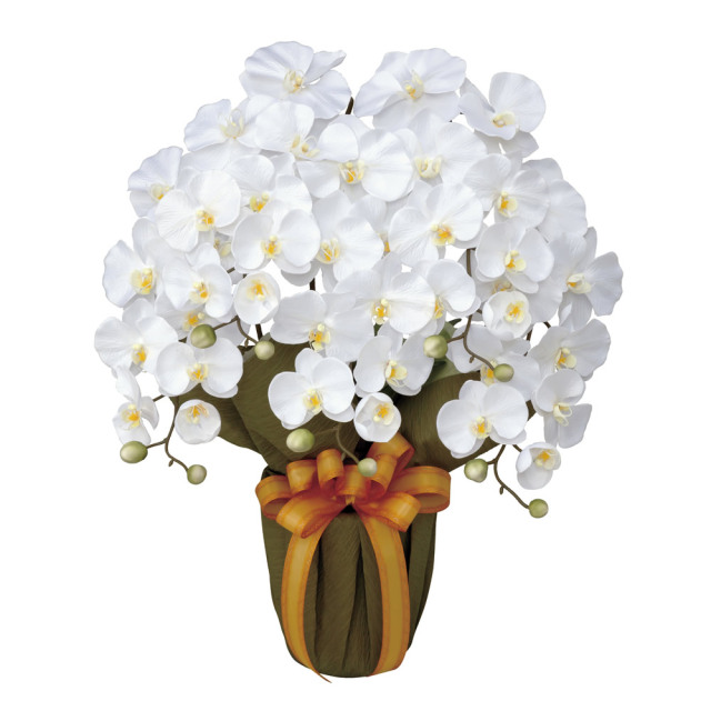 光触媒 光の楽園プレミアム胡蝶蘭7本立W【アートフラワー 造花