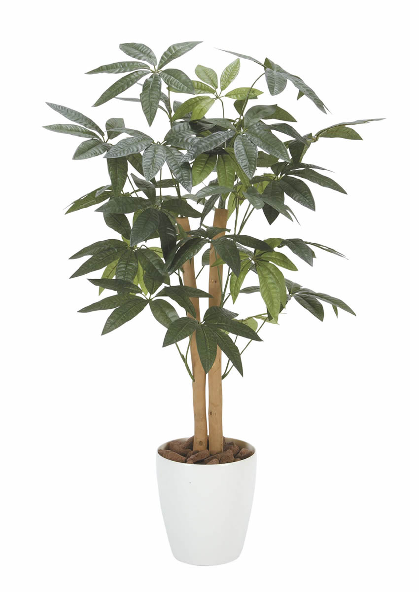 光触媒 光の楽園 パキラ 90【インテリア フェイクグリーン 人工観葉