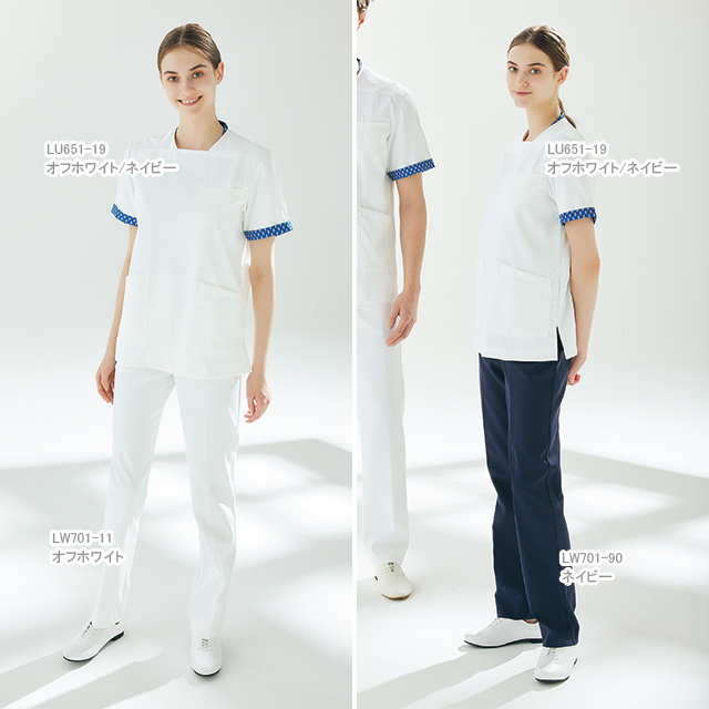 LW701 ローラ アシュレイ 住商モンブラン ナースウェア パンツ 女性用