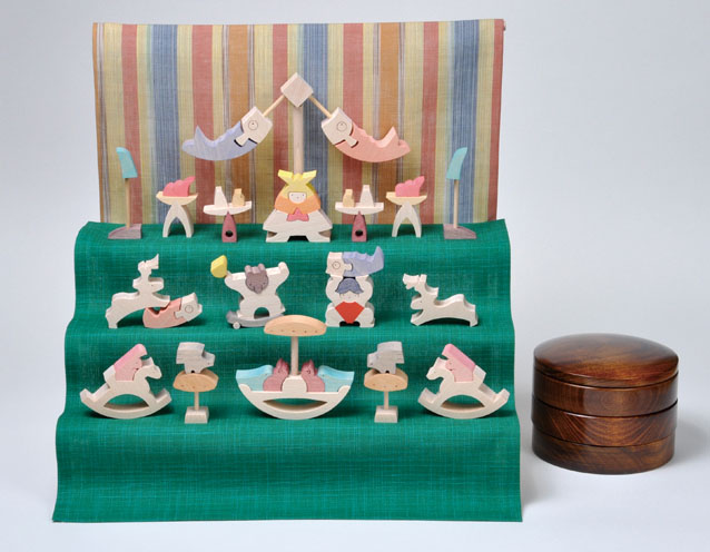 五月人形 遊プラン・小黒三郎 金時山の相撲大会 木のおもちゃHANA