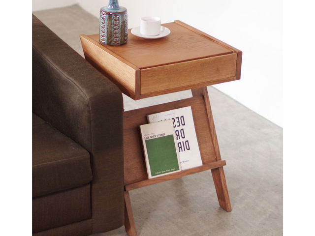 BI OAK DRAWER TABLE BI オークドロワーテーブル LIFE FURNITURE