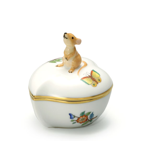 ヴィクトリア・プレーン] 干支小筺・ねずみ