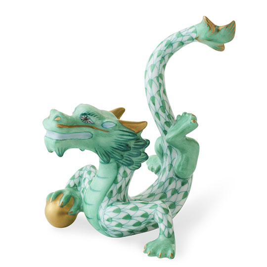 干支置物・たつ（グリーン）