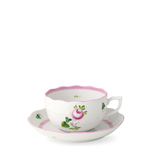ウィーンの薔薇・ピンク] ティーカップ&ソーサー