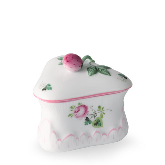 ウィーンの薔薇・シンプル・ピンク] ボンボン入れ イチゴ