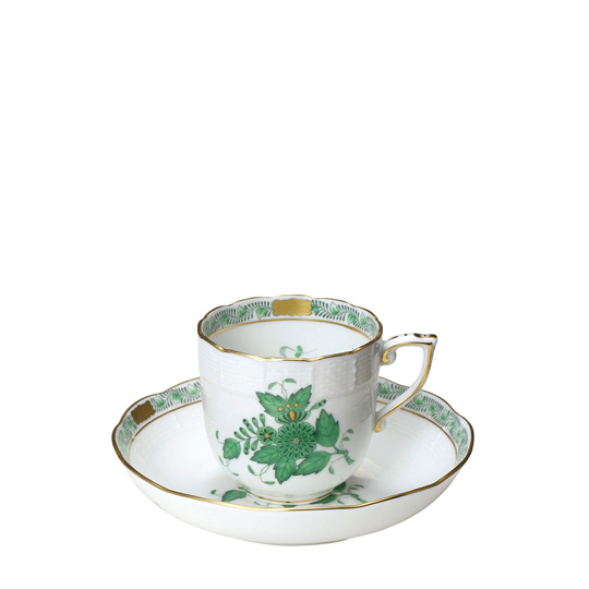 アポニー・ヒストリック・グリーン] コーヒーカップ&ソーサー