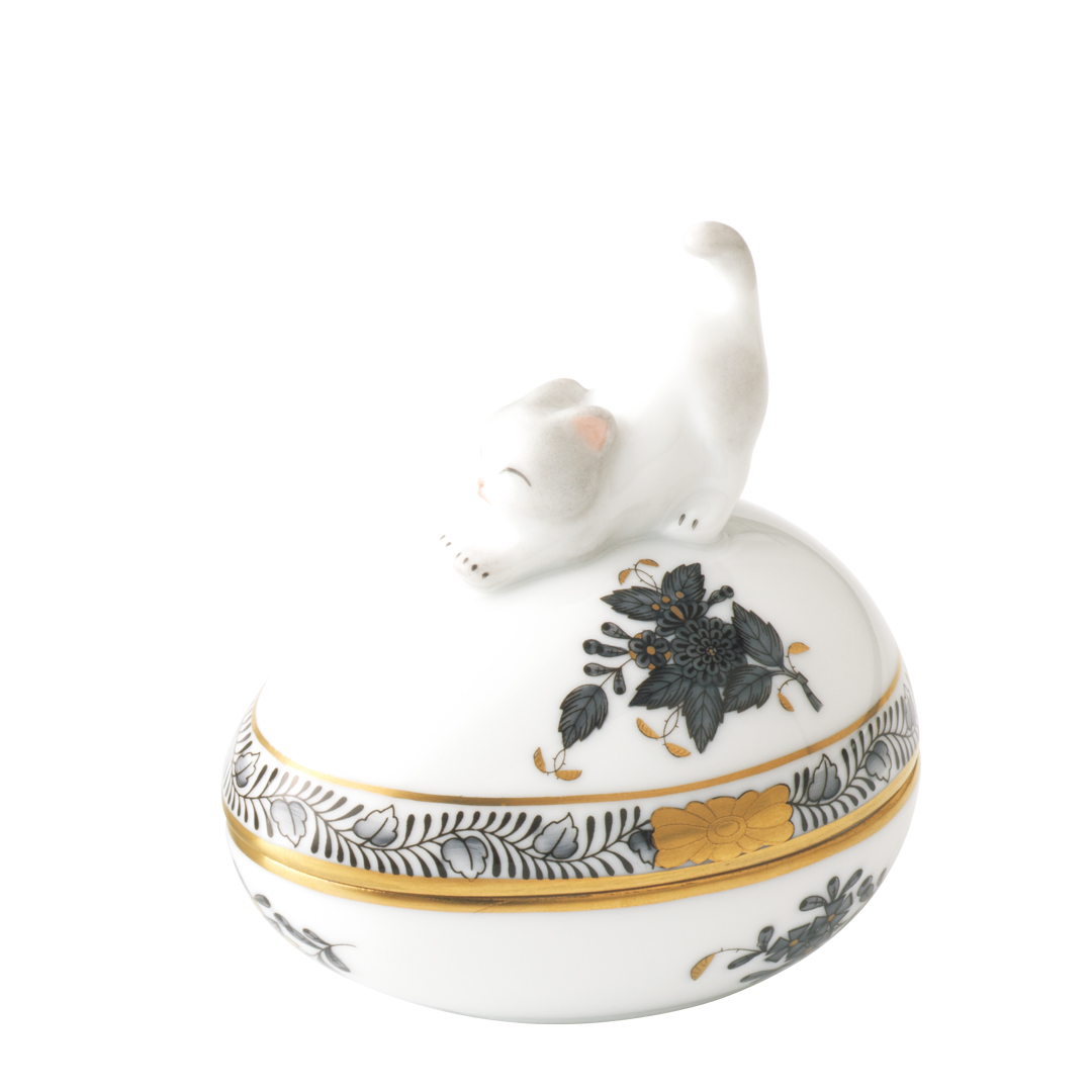 アポニー・ブラック] タマゴボックスヨコ ブチネコ