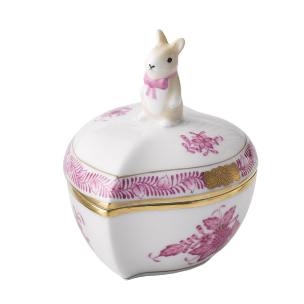 アポニー・ベビーピンク] ハートボンボン バニー