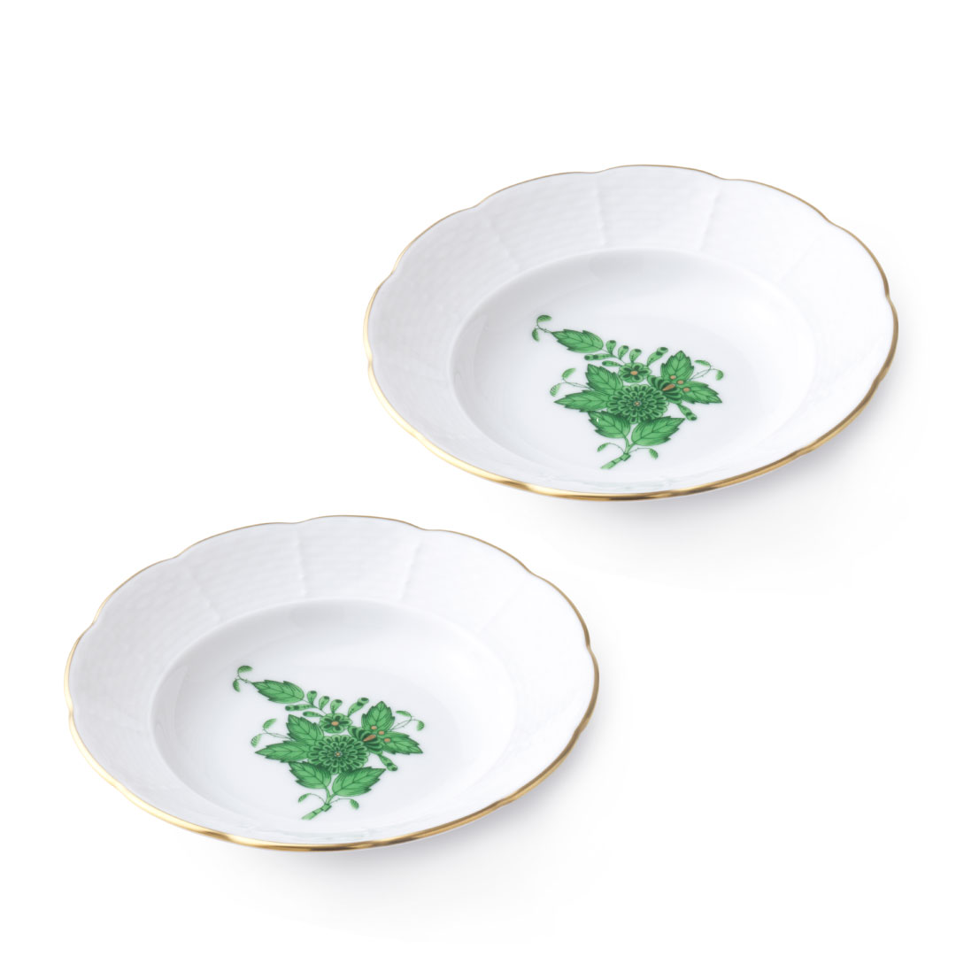 アポニー・グリーン・シンプル] オリエンタルボールSペアセット