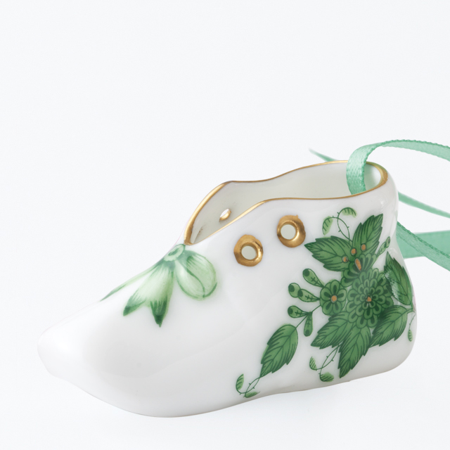 アポニー・グリーン] ミニベビーシューズ