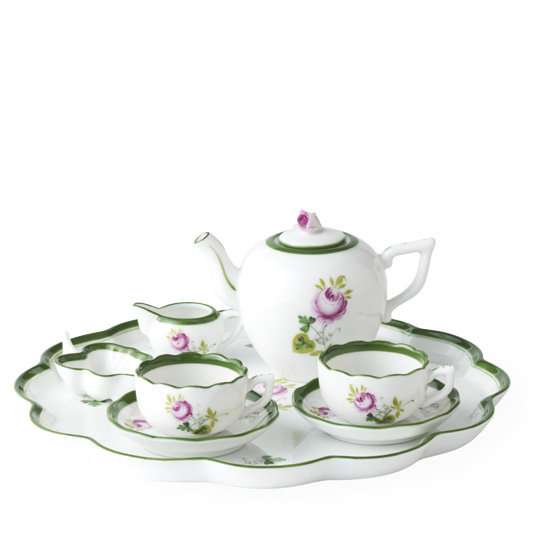 ウィーンの薔薇] ティーポット