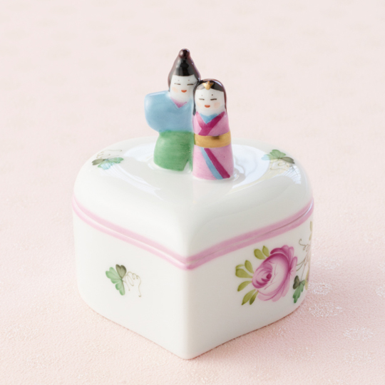 ウィーンの薔薇・シンプル] ひな小筺