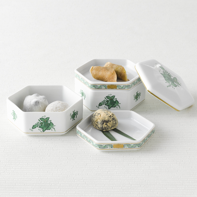 アポニー・グリーン] 重箱 (二段)