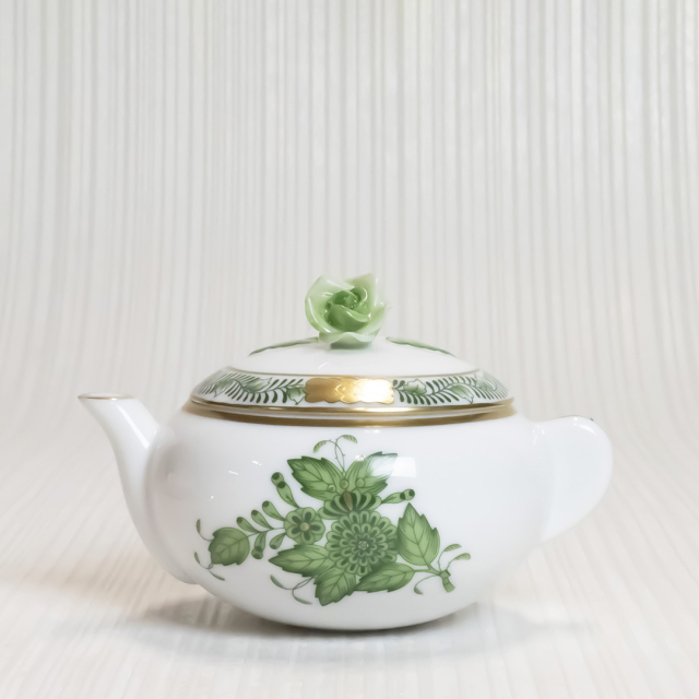 アポニー・グリーン] ティーポット型小筺