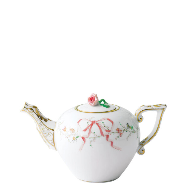 ヘレンドリボン・ライラック] ミニティーポット