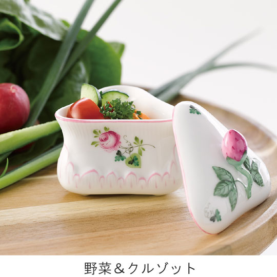 ウィーンの薔薇・シンプル・ピンク] ボンボン入れ イチゴ