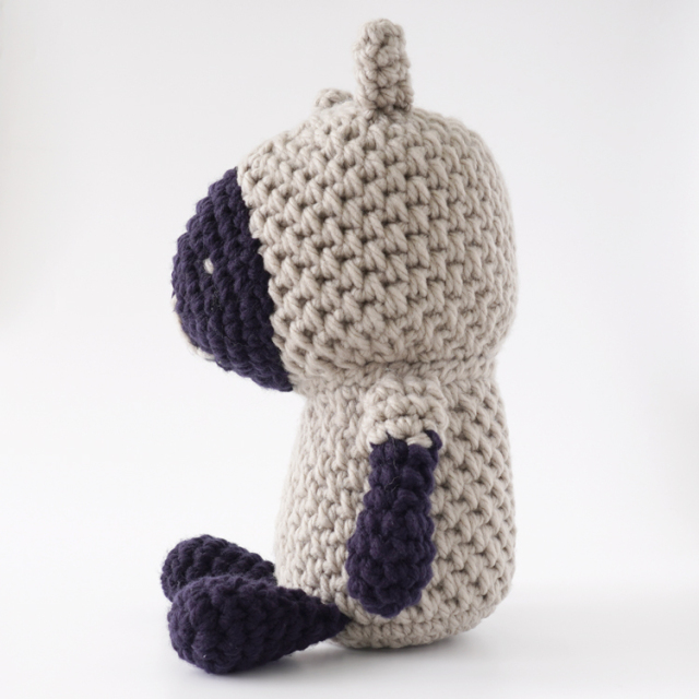 編み物キット #8-12LL 頭がまん丸羊さんのあみぐるみ