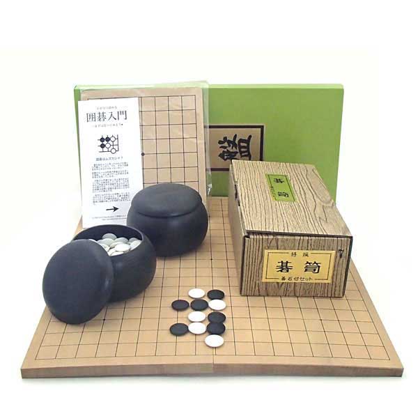 囲碁盤入門オリジナルセット これっていいかも（根付つき）新桂5号折