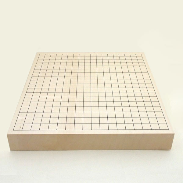 木製囲碁盤 本榧に次ぐ ヒバ2寸 卓上接合碁盤 竹 碁盤、碁石、囲碁