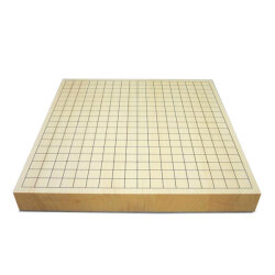 木製囲碁盤 本榧に次ぐ ヒバ15号 卓上接合碁盤 竹 （約4cm厚） 碁盤