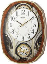 文字盤が360度回転します！からくり時計スモールワールド ノエルN