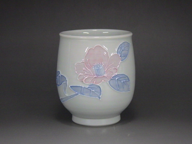 大西 光（砥部焼花絵湯飲み）