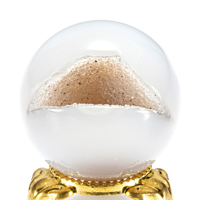 丸玉 瑪瑙 （めのう） ジオード付 （ブラジル産） 35mm No.11 | 神棚