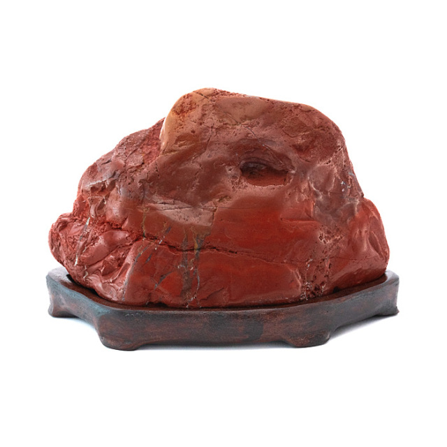 原石 佐渡赤玉石 （新潟県産） 台付 No.38 | 神棚・神具の製造販売通販
