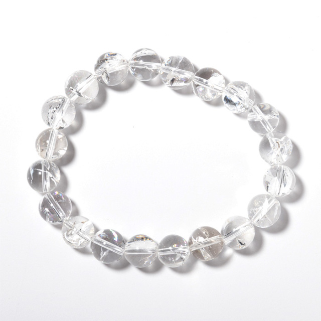 ブレスレット ナチュラルレインボー水晶 （アイリスクォーツ） 10mm 20