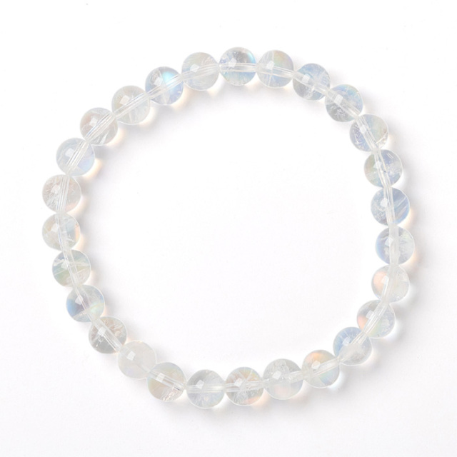 ブレスレット レインボームーンストーン SA （マダガスカル産） 7mm 27