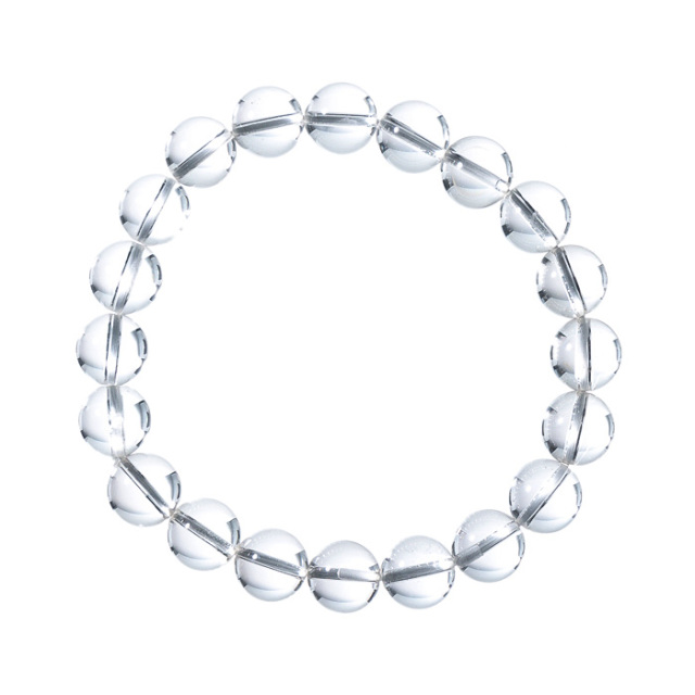 ブレスレット 水晶 レムリアンシードクリスタル AAA 10mm 20玉 No.38