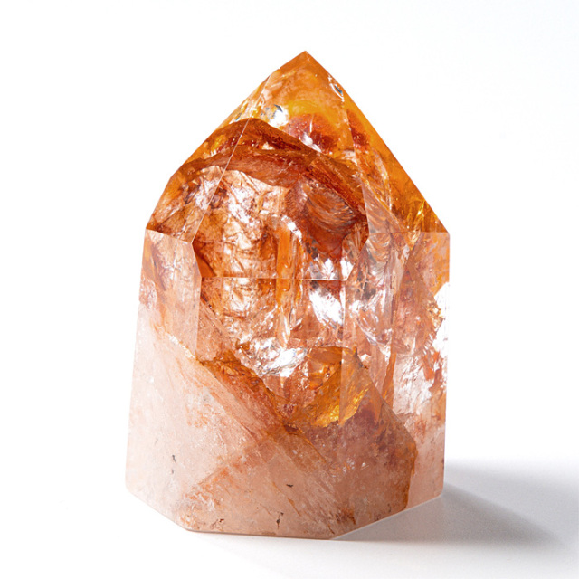 水晶ポイント オーロラクォーツ （ブラジル ミナスジェライス州産） No