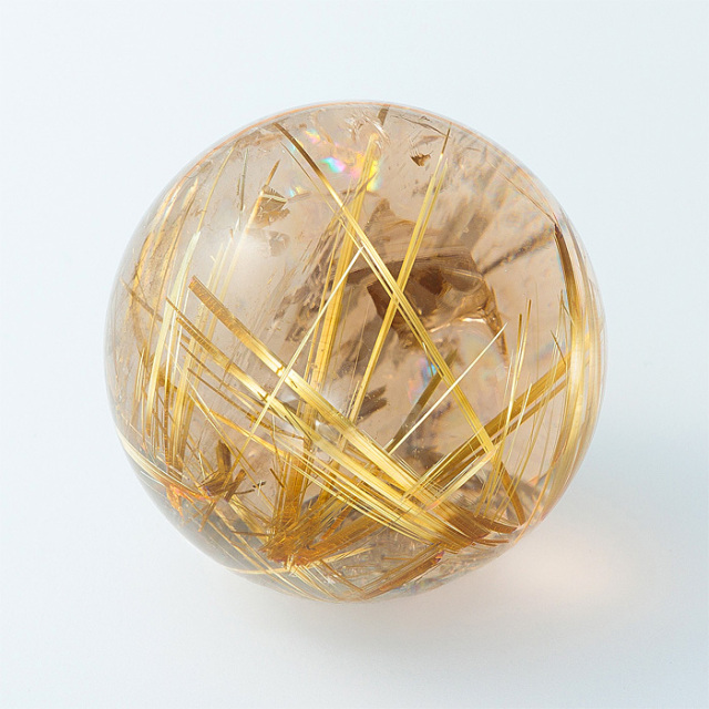 丸玉 ルチルクォーツ 45mm 箱付 No.55 | 神棚・神具の製造販売通販なら