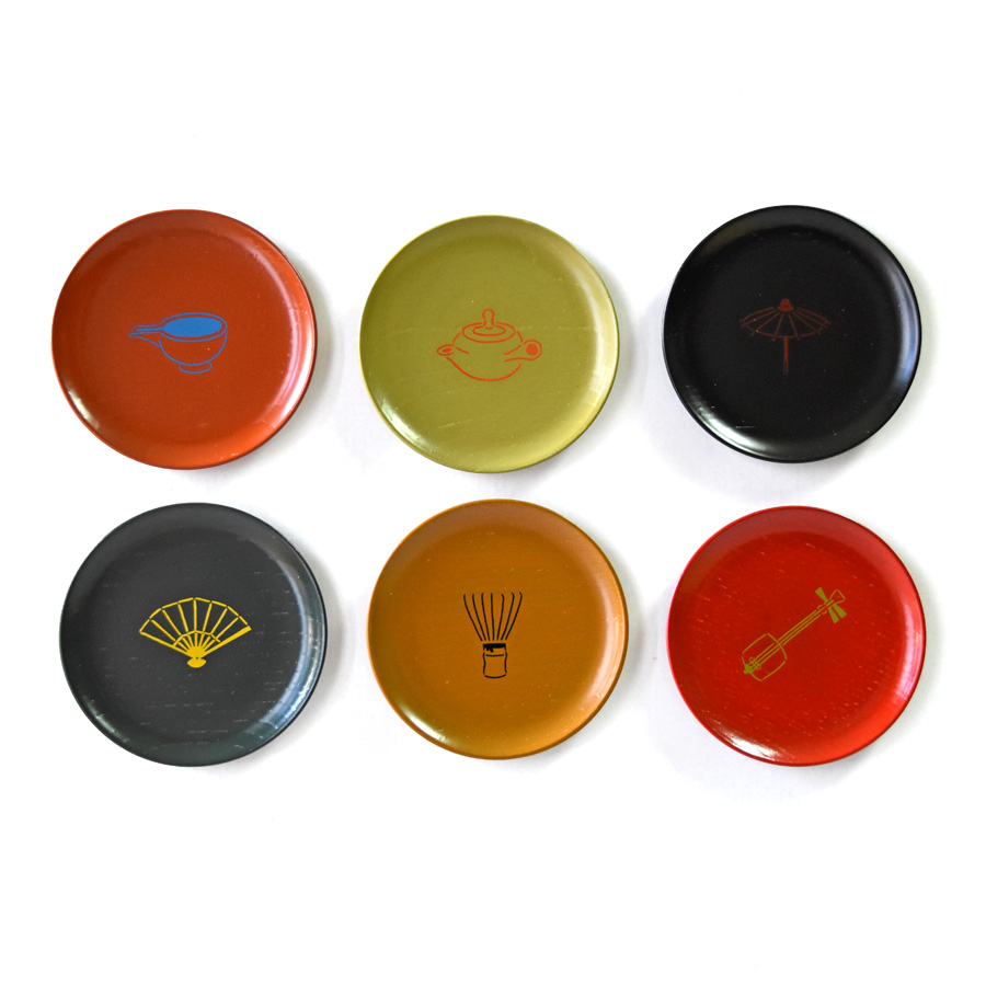 漆まめさら 京のお道具シリーズ＜isuke＞木製漆塗り 漆器の豆皿 漆器の井助