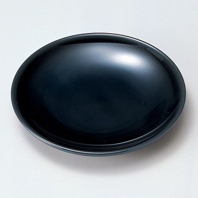 銘々皿 牡丹彫 溜 5枚セット 漆塗り 12-06206 漆器の井助