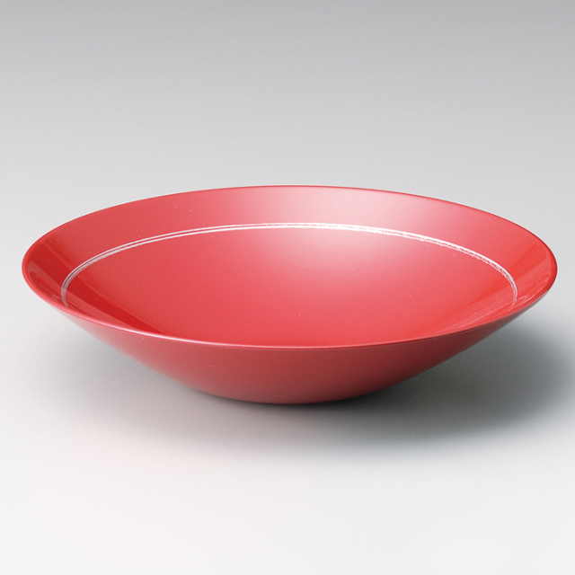 菓子鉢 8.0 菊白檀 透溜 木製 漆塗り 12-07803 漆器の井助